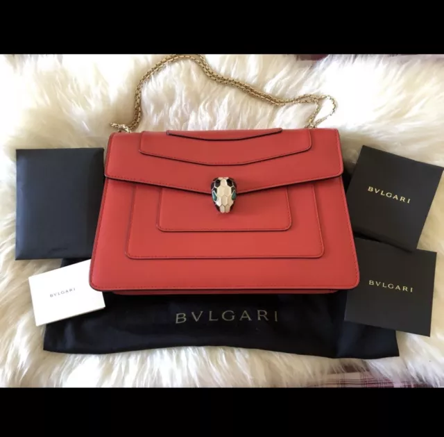 Bvlgari Small Crystal Rose Serpenti Forever Bag – Votre Luxe