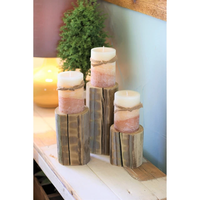 Three Piece Candle Holder Set