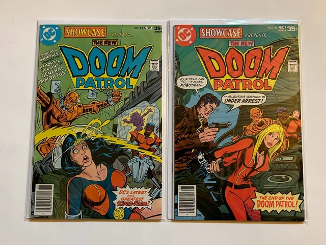 DC Showcase Presents The New Doom Patrol #95,96 (1977) Robotman  F+/VF Copies