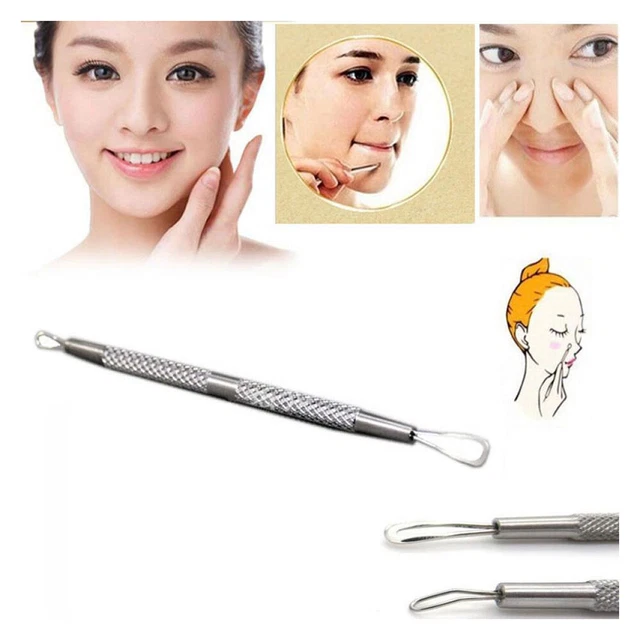 Hot Sell Blemish Acne Stainless Steel Pimple Needles Blackhead Remover Tool