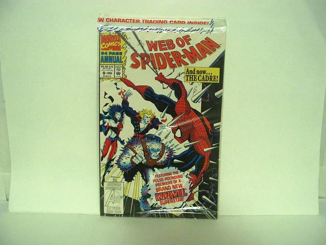 Web of Spider-Man Marvel comic book #9 1993 Cadre Annual