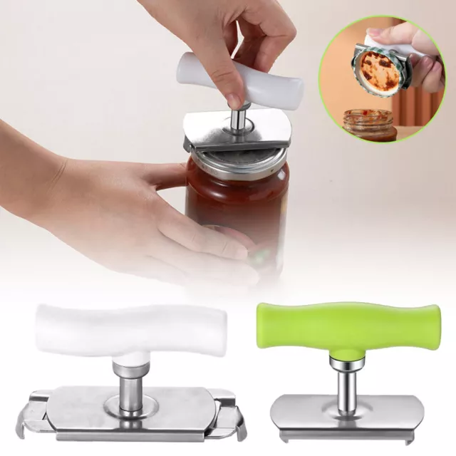 Easy Twist Bottle Jar Can Adjustable Opener Remover Lid Off Stainless Steel D7