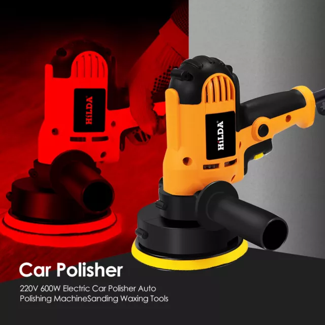 Electric Mini Automobile Polisher 600W Powered Car Buffer Polisher Multi-Purpose 2