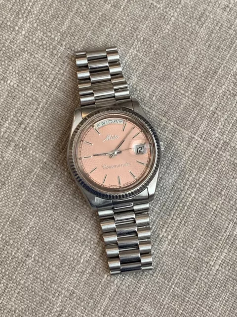 Mido commander salmon dial online