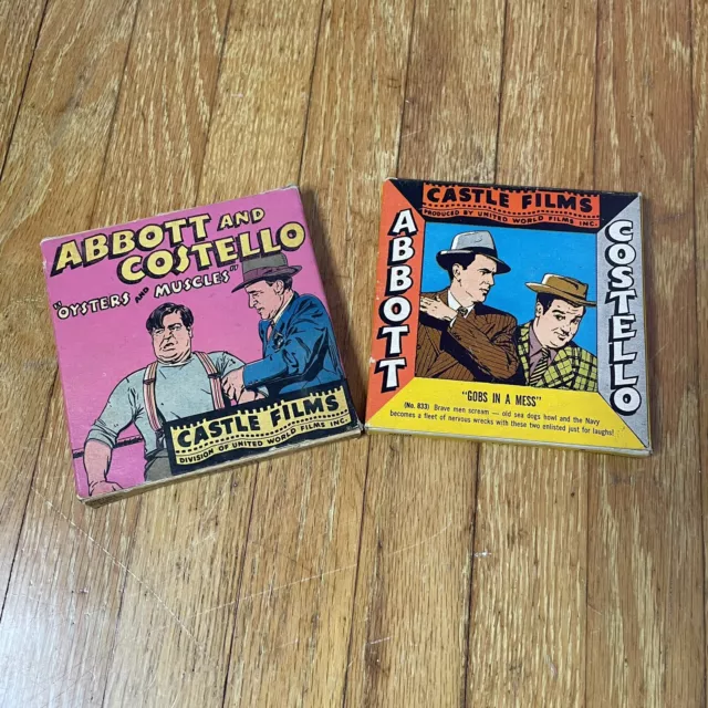 Juego de dos mm Castle Films Abbot & Costello