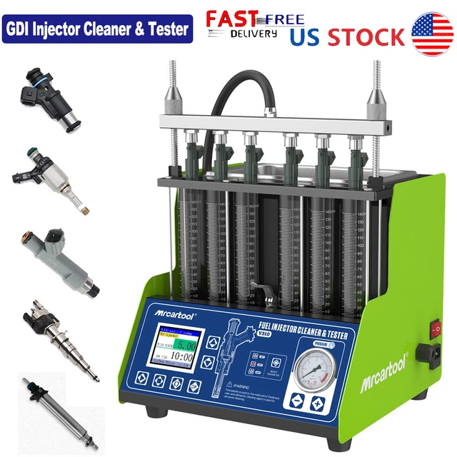 MRCARTOOL® ULTRASONIC FUEL Injector Cleaner Tester GDI Injector