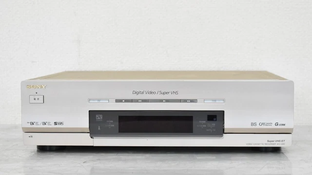 SONY WV-DR7 DV/miniDV/S-VHS Wビデオデッキ 動作品⁄ダビングOKWV-DR7