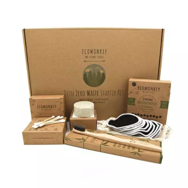 Zero Waste Starter Kit Bambus Vegan BPA-Frei Nachhaltig Plastikfrei