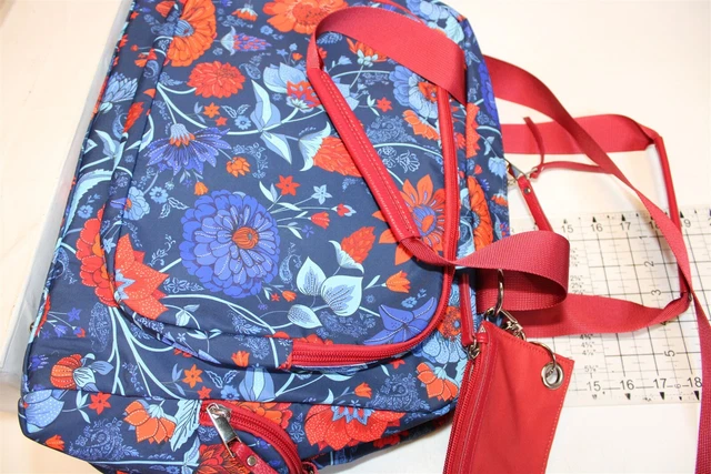 Samantha Brown NEW To Go Large Floral Print Crossbody Travel Bag 2
