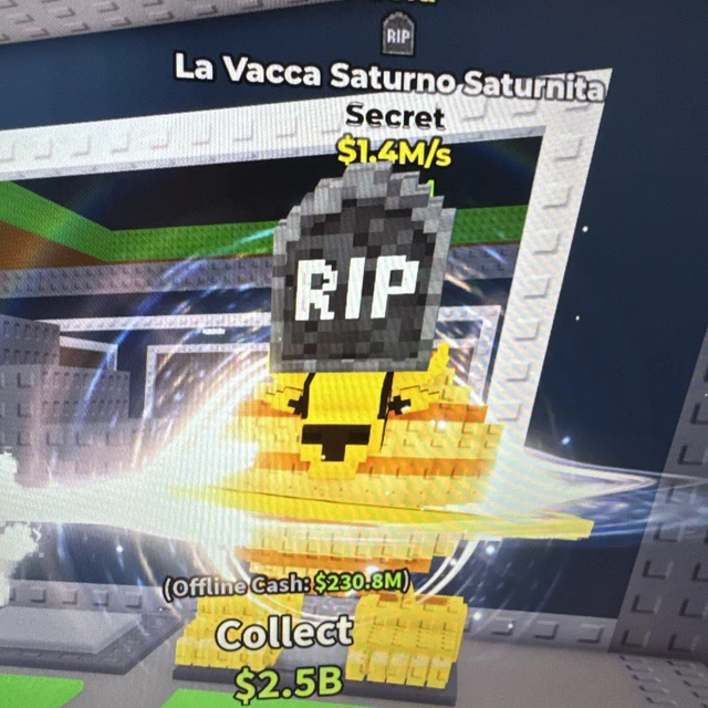 La Vaca Saturno Saturnita - Steal a Brainrot Game Item