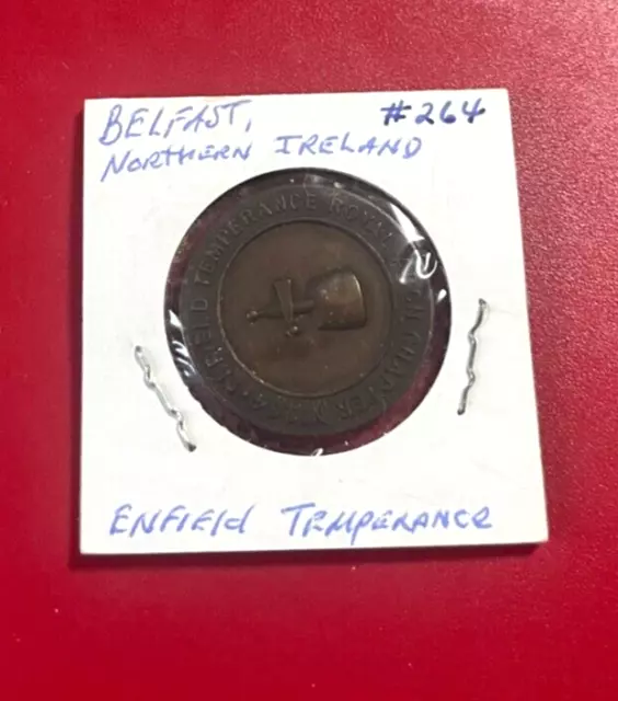 Enfield Temperance Reale Arco Chapter Nessun 264 Massonico Token Nord Irlanda