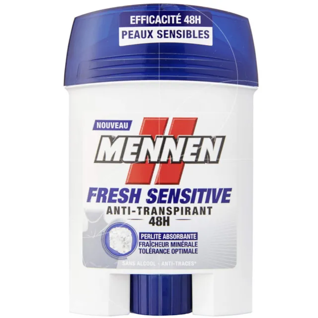Mennen - Déodorant stick Fresh Sensitive 48h - 50ml