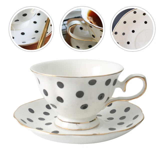 1 Set Keramik Kaffeetasse Wasser Tasse Elegant Stil Kaffeetasse mit Saucer