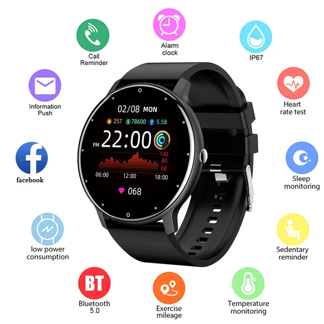 Braccialetto Fitness Findtime Senza Display – Contapassi, Cardio, Sonno, Calorie, Impermeabile IP67, Per Uomo E Donna, Colori: Oro Rosa, Argento, Nero - 3