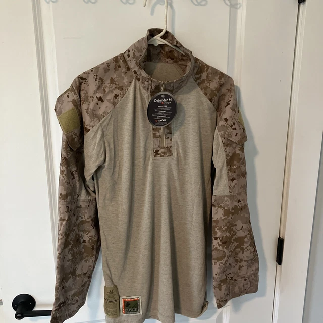 NWT USMC Desert Marpat Frog Combat Shirt Small - Regular