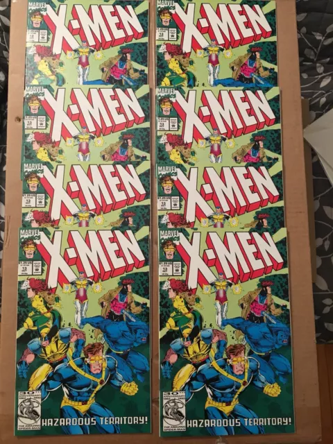 X-Men #13 Marvel Comic Book Lot Of 8 VF/NM Condition 1992 WOLVERINE ROGUE