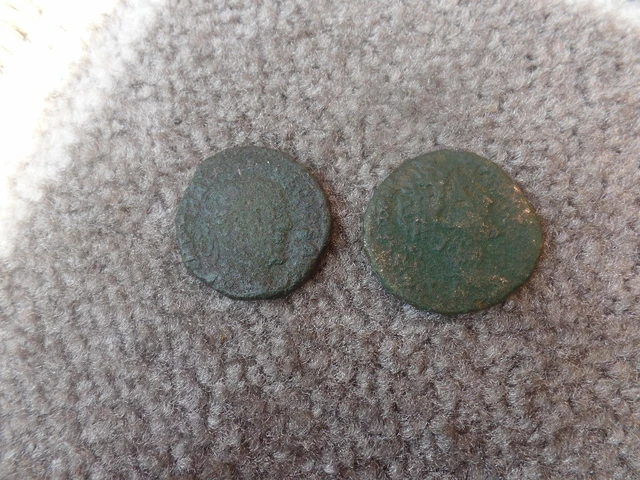 2X PICCOLE MONETE Metal Detection Rare Vecchia Collezione EUR 28,52 - Foto 7
