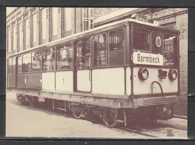 Bus 209) Sonderkarte Hamburg: U-Wagen Nr. 11, Baujahr 1911 ! 2 Scans !