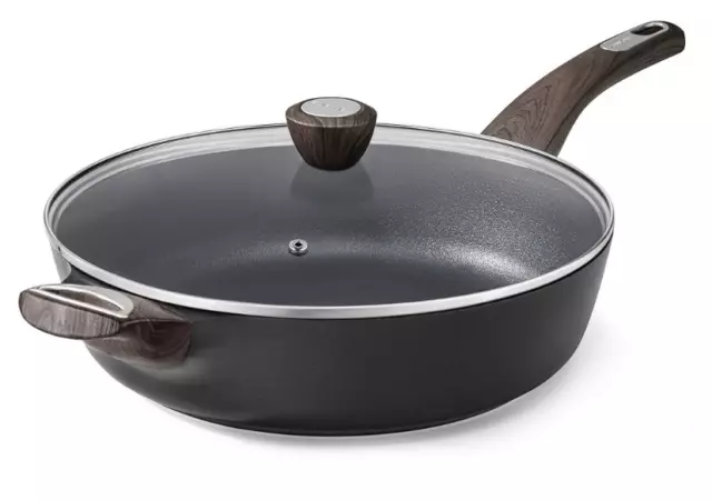 Sensarte Nonstick Deep Frying Pan, 12 Inch Large Skillet Pan 5Qt Non Stick Saute