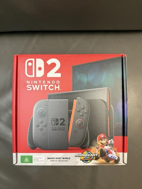 NINTENDO SWITCH 2 + Mario Kart World Console Bundle w/ Box READY TO ...