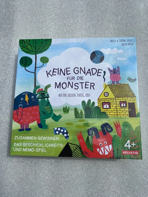 Keine Gnade für die Monster Helvetiq Kinderspiel Familienspiel Lernspiel Fantasy
