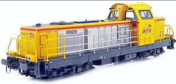 JOUEF  Locomotive diesel BB 69204, livrée jaune “Infra”, Ep VI,  ref 2081   HO .