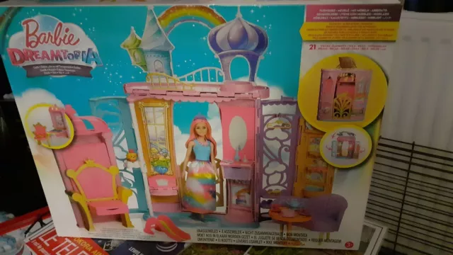 Barbie chateau arc en ciel shop
