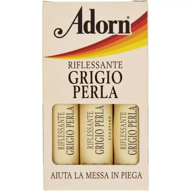 ADORN Riflessante Grigio Perla per capelli 3x20 ml