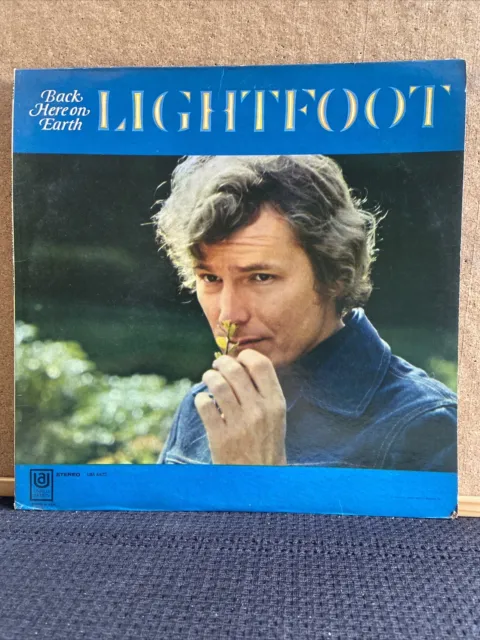 GORDON LIGHTFOOT-BACK HERE On Earth-ORIGINAL 1968 US LP /Ultrasonic ...