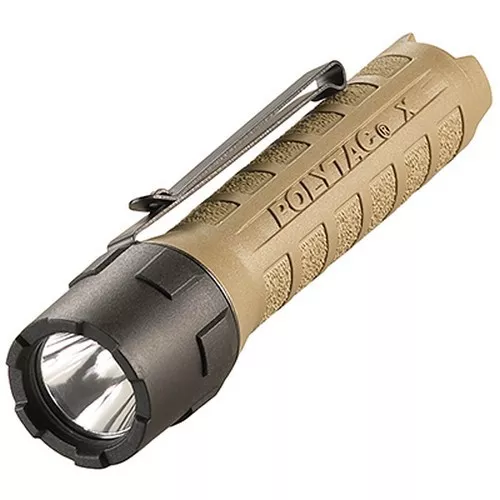 Streamlight 88602 Dual PolyTac X Professional Tactical Flashlight - Coyote