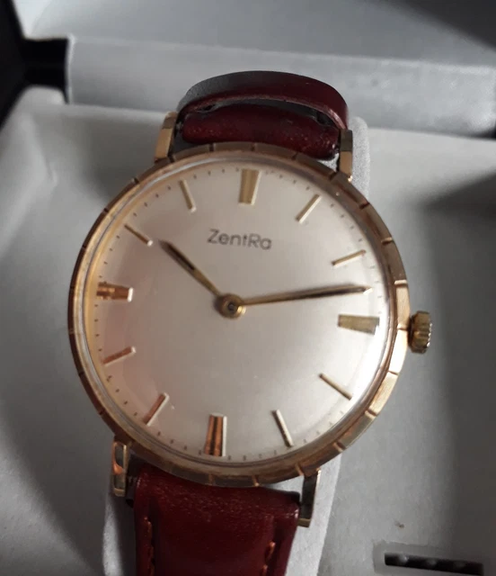 ZENTRA VINTAGE UHR 14 k 585 Gold Handaufzug EUR 249,01 PicClick DE