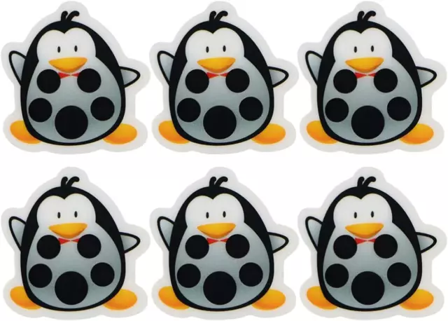 Ciieeo Stick-On Fever Indicator Monitor Penguin Forehead Fever Stickers Kids ...