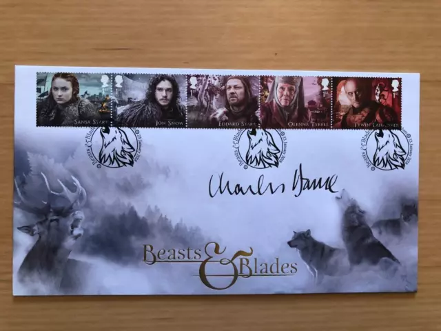 Buckingham First Day Cover Game of Thrones 2018 Signed Charles Dance