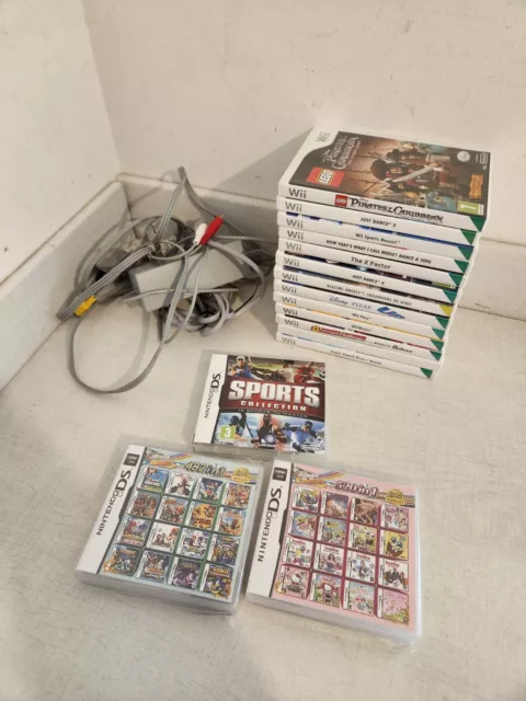 Wii Nintendo Games Bundle Joblot X13 3 Ds Games And Power Supply