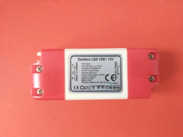 LED power supply 15W / 12V DC /#F M53K 7543