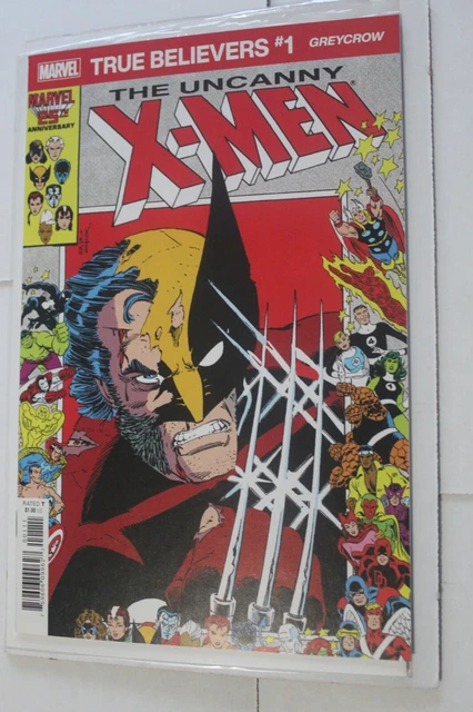 True Believers: X-Men Greycrow #1 X-Men 211 NM Reprint 2020 Marvel Comics
