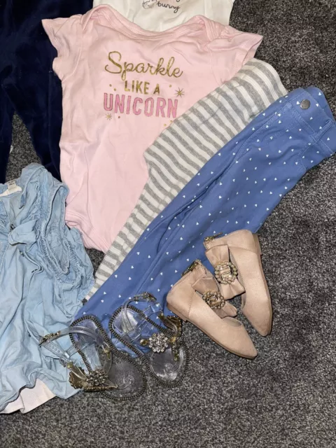 Pacchetto abbigliamento ragazze 6-12 mesi varie marche Rover Island, Juicy Couture ecc. 2