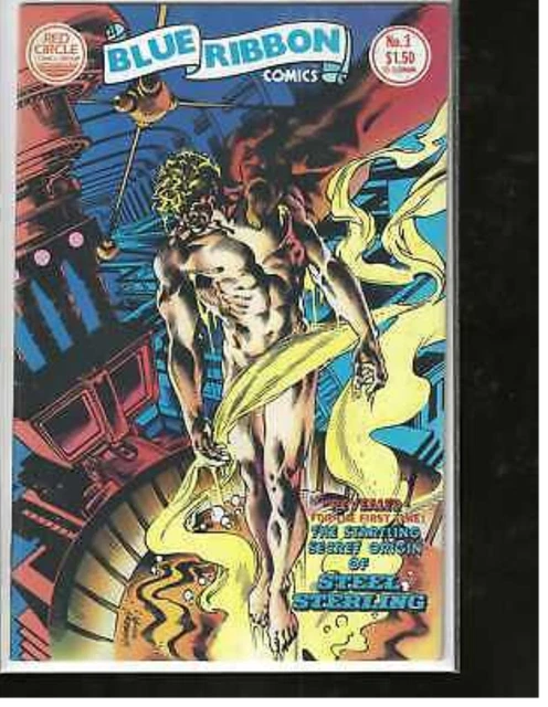 Blue Ribbon Comics, #3, Red Circle Comic Book, Mid Grade