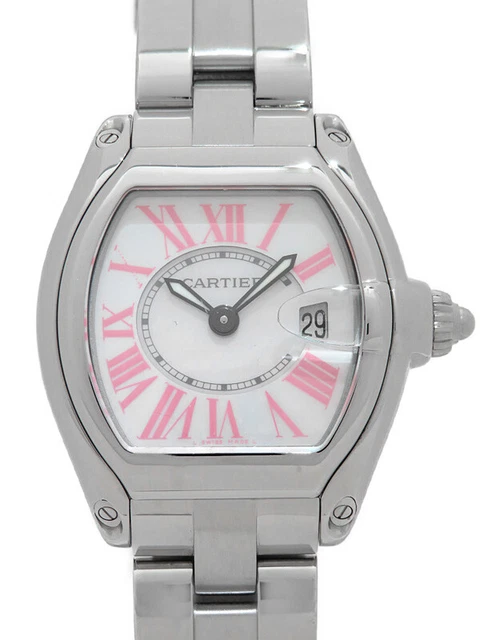 Cartier Mini Roadster Christmas Limited Quartz Ladies Watch Pre-Owned b0526