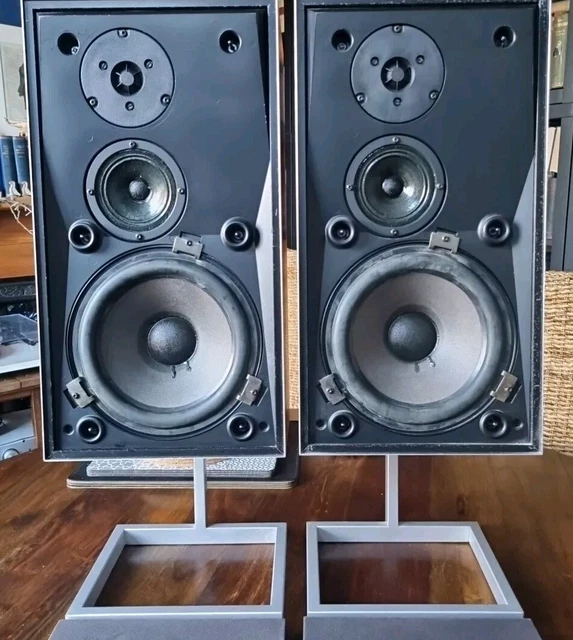 PAIR OF BANG Olufsen B&O Beovox HT 3800 Vintage 1970 Speakers 3Way PAIR OF BANG Olufsen B&O Beovox HT 3800 Vintage 1970 Speakers 3Way