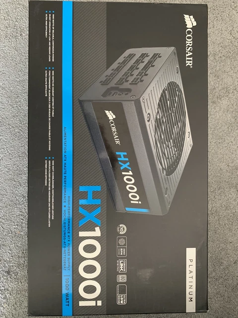 Corsair HXi Series HX1000i 1000W 80PLUS Platinum ATX Power Supply - Black...