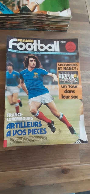 France Football N°1695 De 1978 - Maillot Strasbourg, Nancy Et Équipe De France