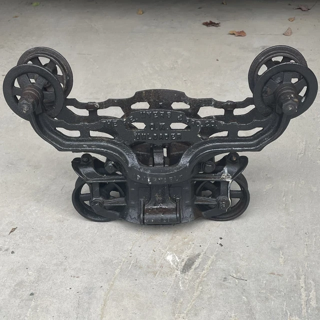 Vintage Antique F.E. Myers & Bro. C.o O.K. Cast Iron Unloader Farm Mechanism