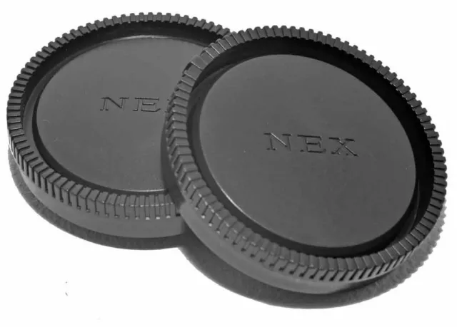 Rear Lens Cap+Camera Body Cover For Sony Alpha E-Mount NEX-3/5/6/7 A6000 A7/A7R