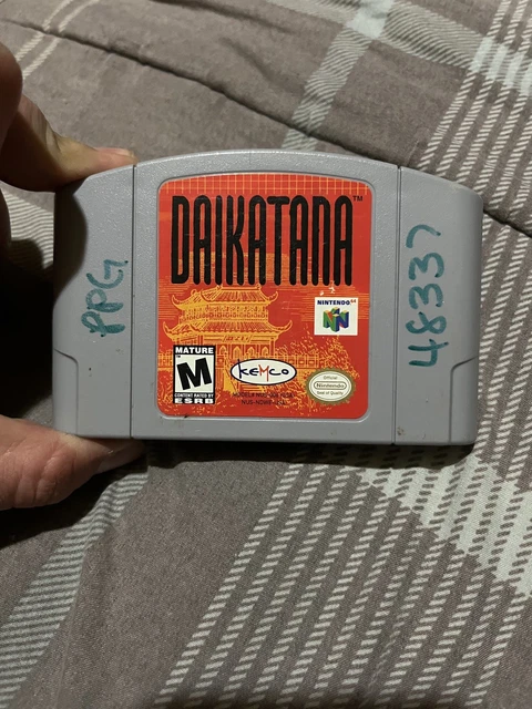 DAIKATANA NINTENDO 64 N64 Loose Game Cartridge Authentic Kemco