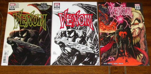 Venom #25 (2020) 1St Print, 2Nd Print, And Sketch Variant Cover - Lot Of 3