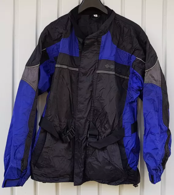 Held Motorrad Regenjacke Blau/schwarz Gr.M  4 Taschen gebraucht