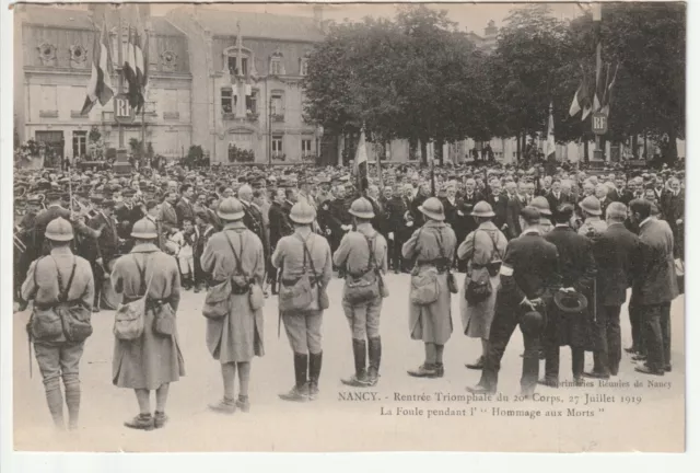 NANCY - CPA 54 - Vie Militaire - Rentrée du 20eme Corps d' Armée Juillet 1919 10