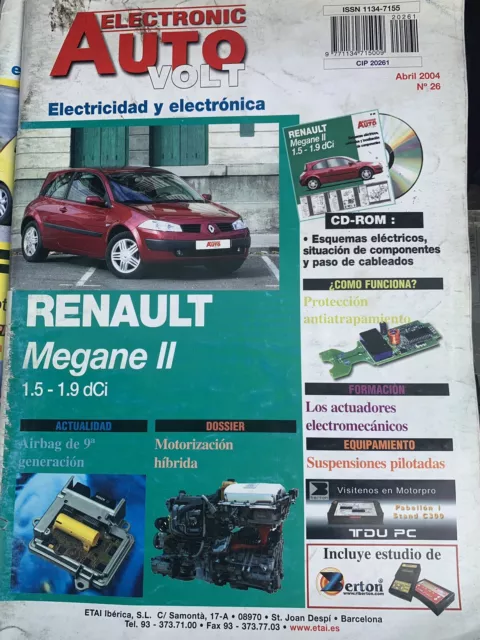 Manual de taller de electricidad y electrónica Renault Mégane￼