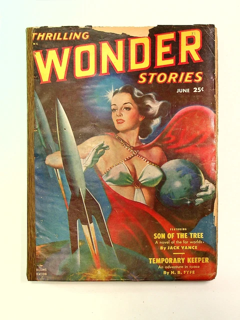 Thrilling Wonder Stories Pulp Jun 1951 Vol. 38 #2 FR